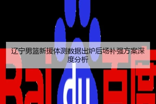 辽宁男篮新援体测数据出炉后场补强方案深度分析